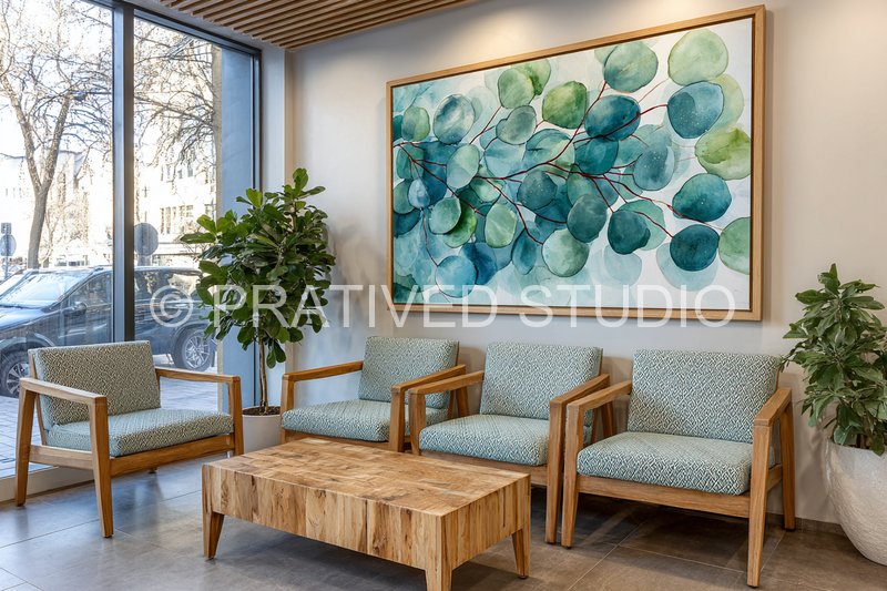 The Calm Clinic — healing artwork set